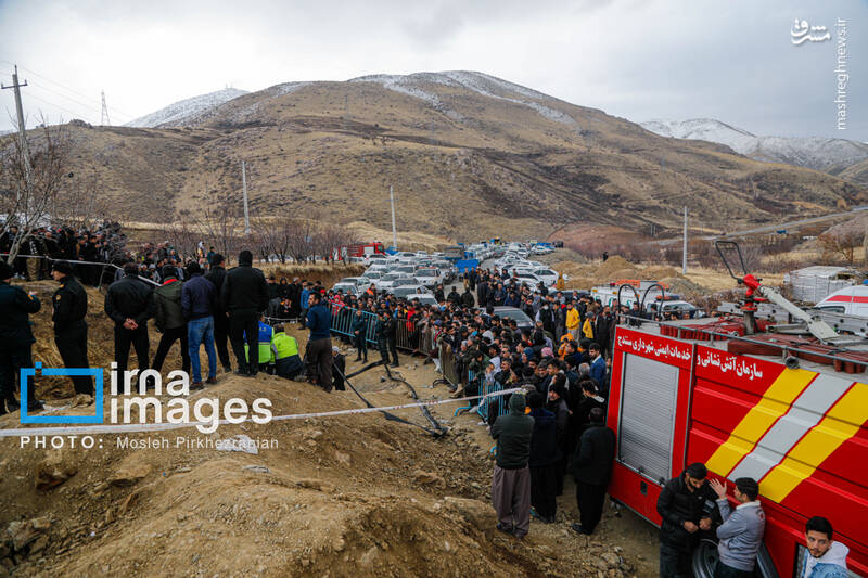 عکس/ ریزش تونل غیرمجاز در «سربناو»