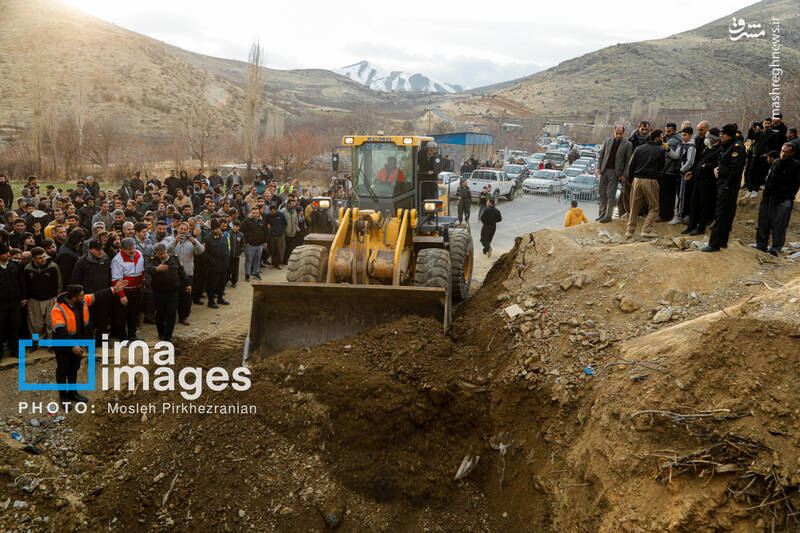 عکس/ ریزش تونل غیرمجاز در «سربناو»