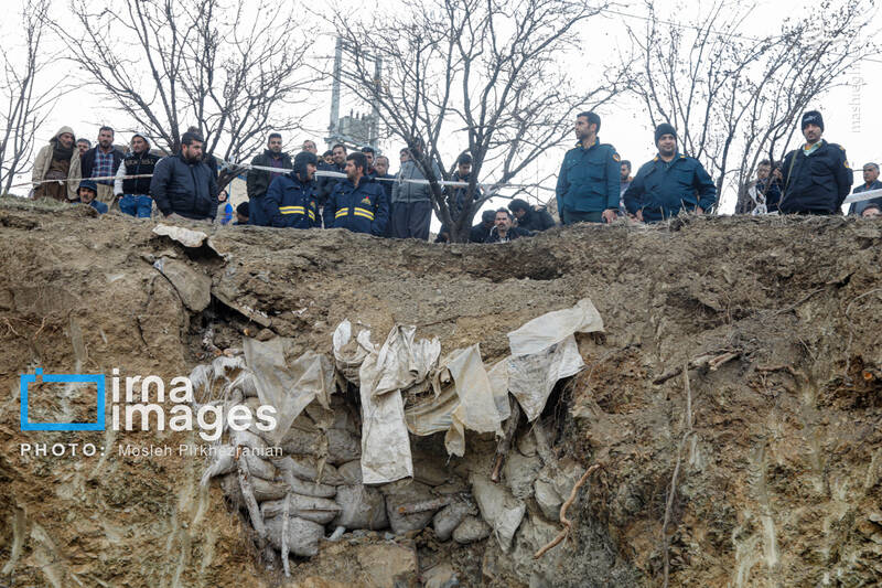 عکس/ ریزش تونل غیرمجاز در «سربناو»