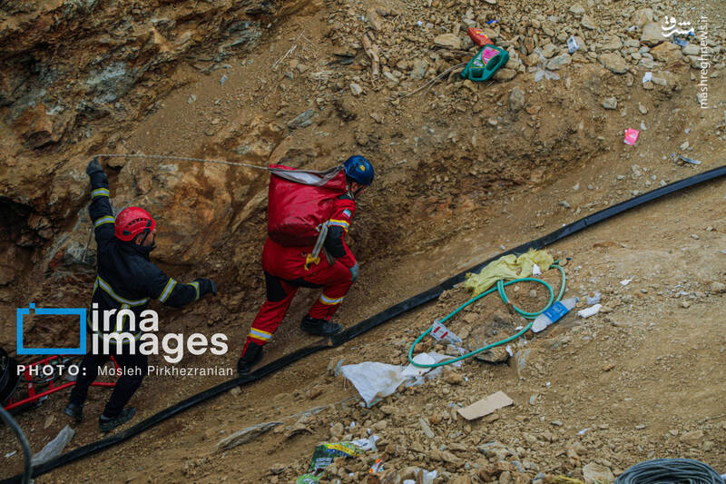 عکس/ ریزش تونل غیرمجاز در «سربناو»