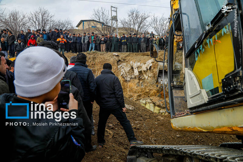 عکس/ ریزش تونل غیرمجاز در «سربناو»