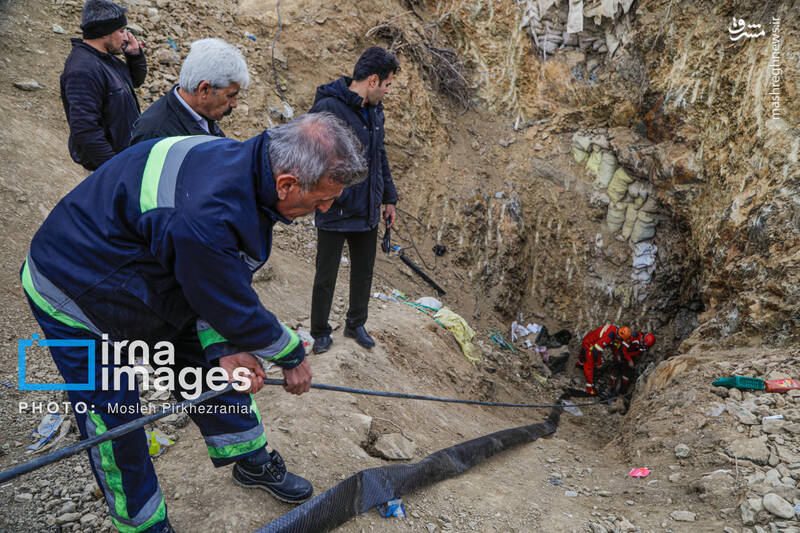 عکس/ ریزش تونل غیرمجاز در «سربناو»