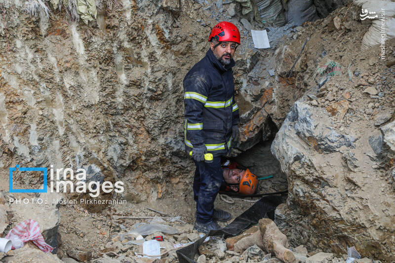 عکس/ ریزش تونل غیرمجاز در «سربناو»