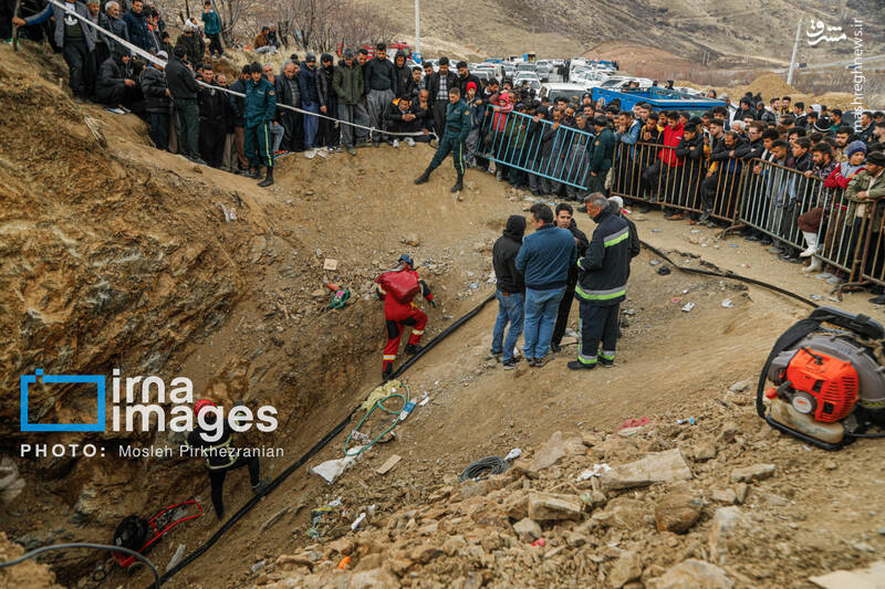 عکس/ ریزش تونل غیرمجاز در «سربناو»