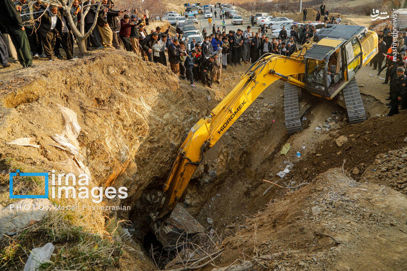 عکس/ ریزش تونل غیرمجاز در «سربناو»