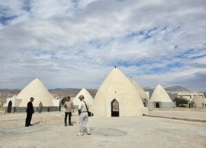 تصویری تماشایی از یک آب‌انبار در لارستان