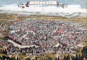 نمای خارق‌العاده اصفهان در جامع‌ترین کتاب شهر هلندی قرن هفدهم