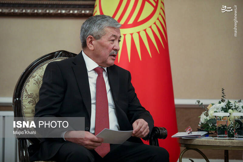 عکس/ دیدار معاون اول رئیس جمهور با نخستوزیر قرقیزستان