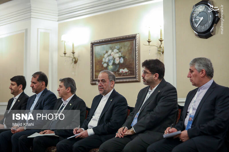 عکس/ دیدار معاون اول رئیس جمهور با نخستوزیر قرقیزستان