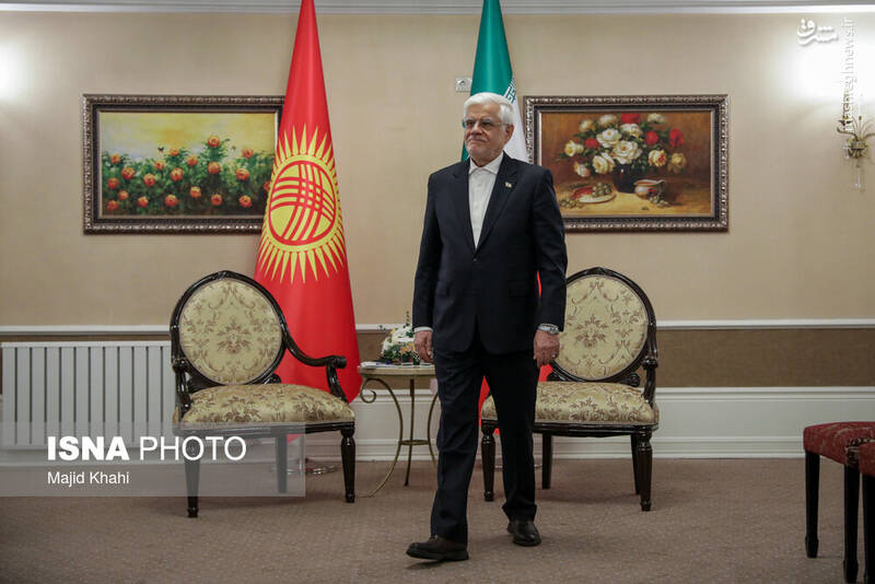 عکس/ دیدار معاون اول رئیس جمهور با نخستوزیر قرقیزستان