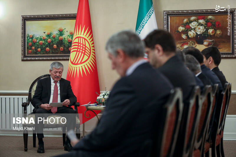 عکس/ دیدار معاون اول رئیس جمهور با نخستوزیر قرقیزستان