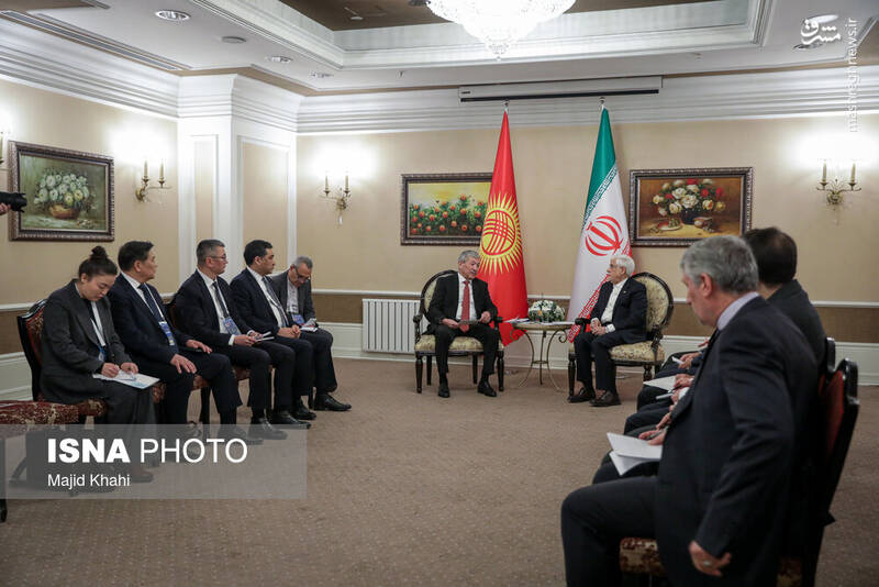 عکس/ دیدار معاون اول رئیس جمهور با نخستوزیر قرقیزستان
