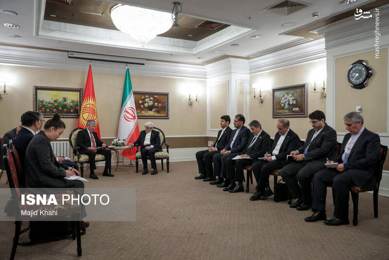 عکس/ دیدار معاون اول رئیس جمهور با نخستوزیر قرقیزستان