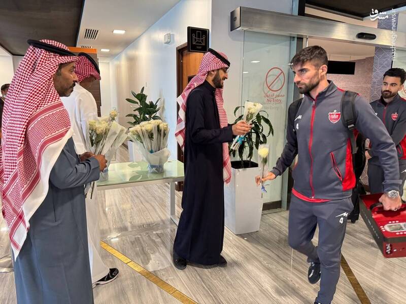 عکس/ ورود کاروان پرسپولیس به ریاض برای دیدار با الهلال