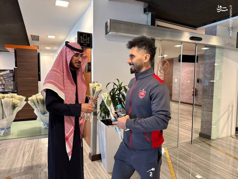 عکس/ ورود کاروان پرسپولیس به ریاض برای دیدار با الهلال