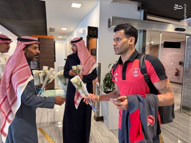عکس/ ورود کاروان پرسپولیس به ریاض برای دیدار با الهلال