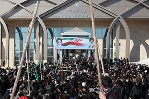 فیلم/ ازدحام زائران در مرز مهران