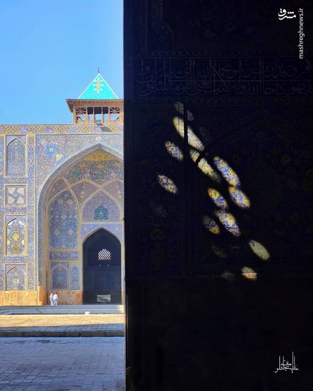 تصویری از مسجد جامع عباسی اصفهان