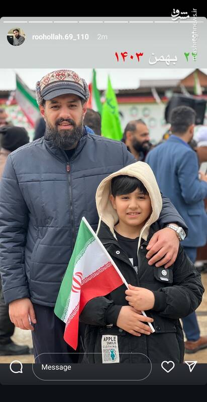 عکس/ حضور مداحان و سخنرانان در راهپیمایی ۲۲ بهمن