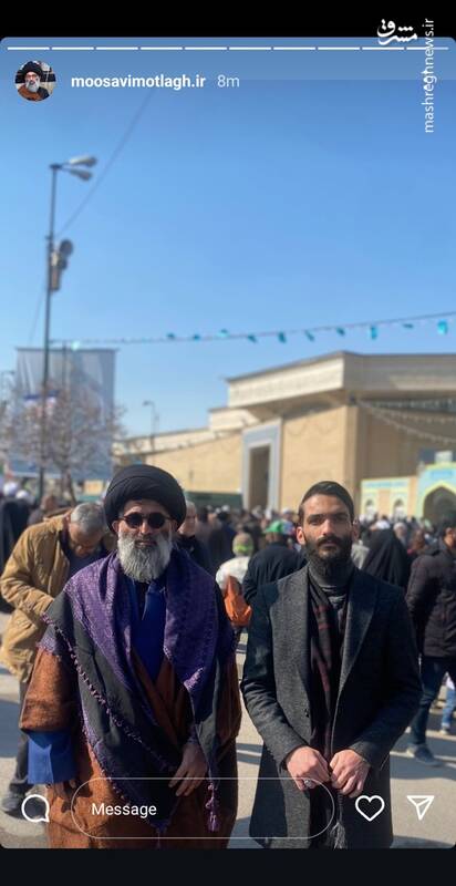 عکس/ حضور مداحان و سخنرانان در راهپیمایی ۲۲ بهمن