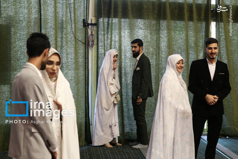 عکس/ ازدواج دانشجویی در دانشگاه افسری امام حسین