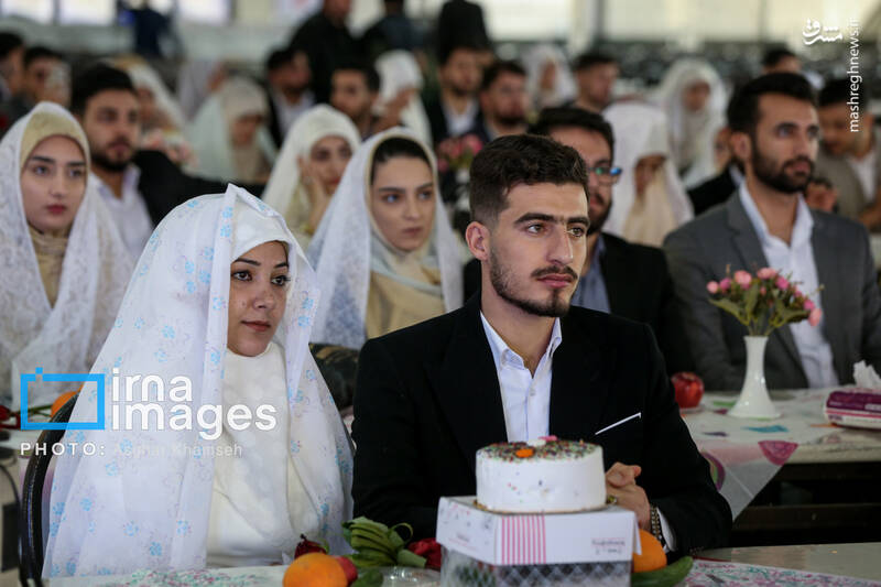 عکس/ ازدواج دانشجویی در دانشگاه افسری امام حسین