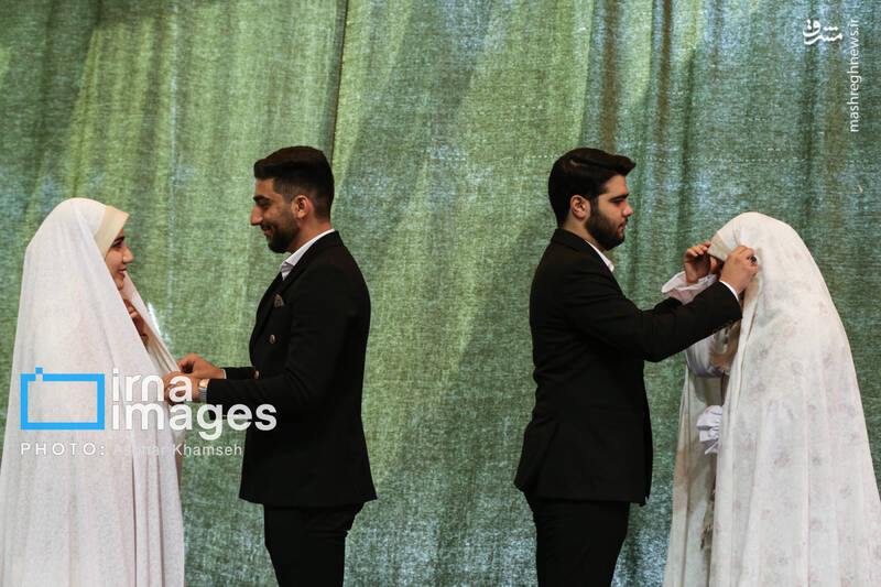 عکس/ ازدواج دانشجویی در دانشگاه افسری امام حسین