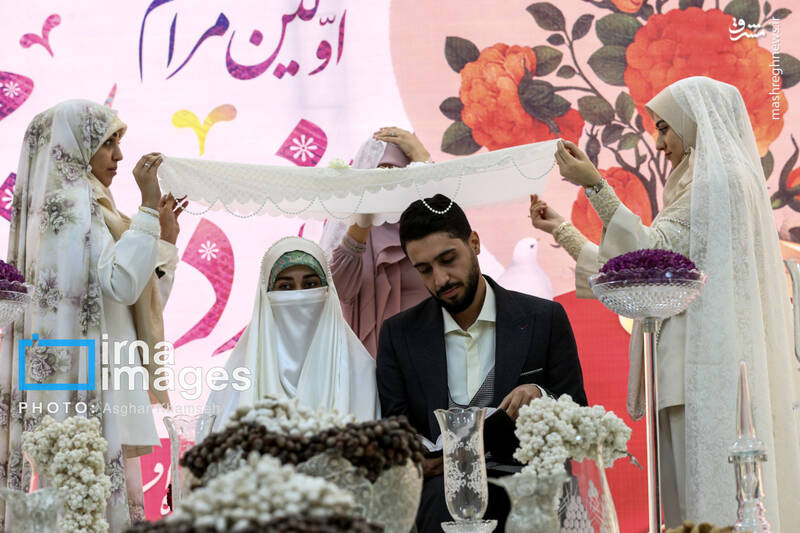 عکس/ ازدواج دانشجویی در دانشگاه افسری امام حسین