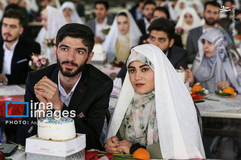 عکس/ ازدواج دانشجویی در دانشگاه افسری امام حسین