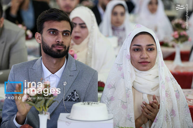عکس/ ازدواج دانشجویی در دانشگاه افسری امام حسین