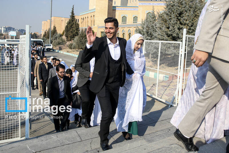 عکس/ ازدواج دانشجویی در دانشگاه افسری امام حسین
