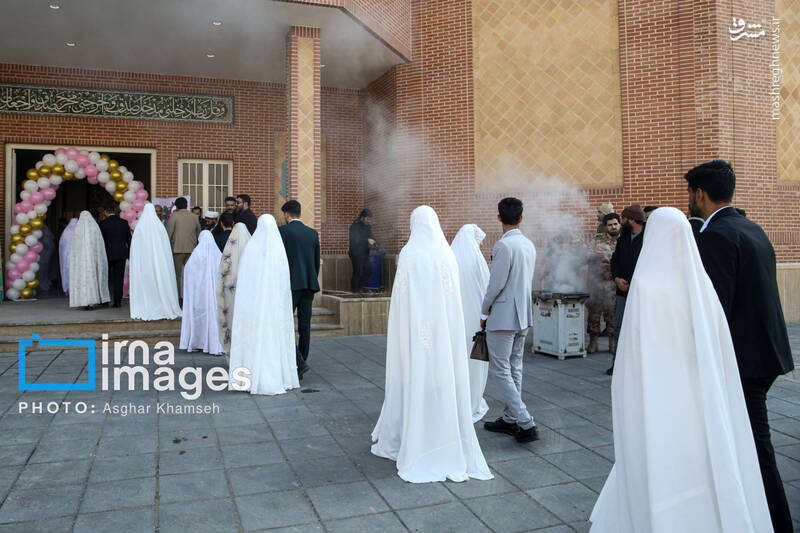 عکس/ ازدواج دانشجویی در دانشگاه افسری امام حسین