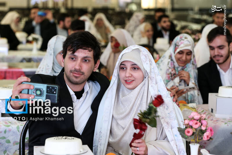 عکس/ ازدواج دانشجویی در دانشگاه افسری امام حسین
