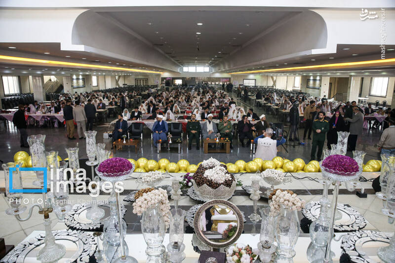 عکس/ ازدواج دانشجویی در دانشگاه افسری امام حسین