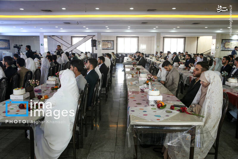 عکس/ ازدواج دانشجویی در دانشگاه افسری امام حسین