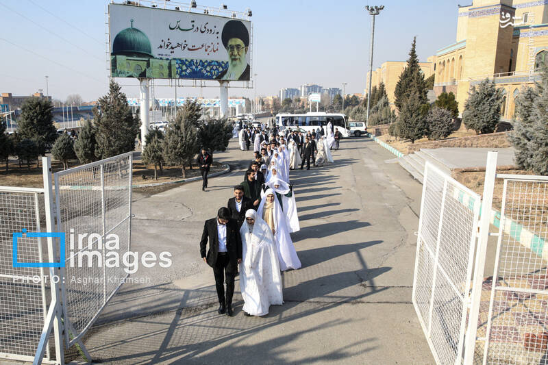 عکس/ ازدواج دانشجویی در دانشگاه افسری امام حسین