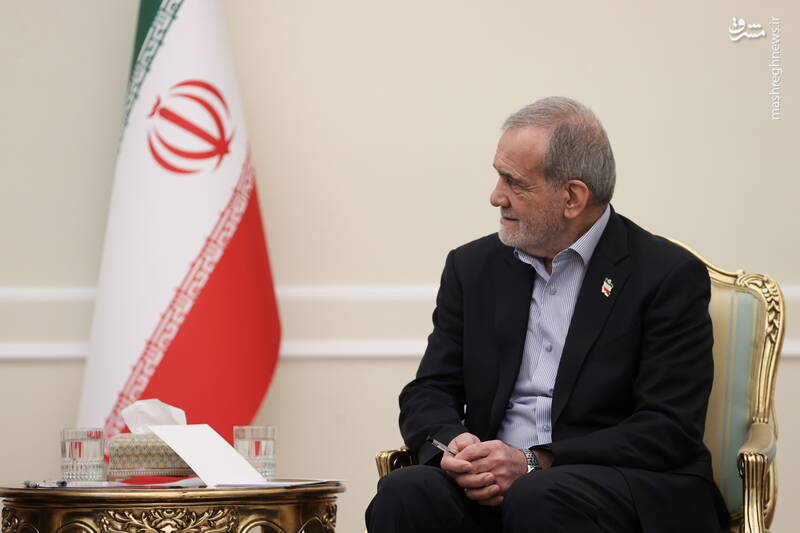 عکس/ دیدار وزیر خارجه ترکمنستان با رئیس جمهور