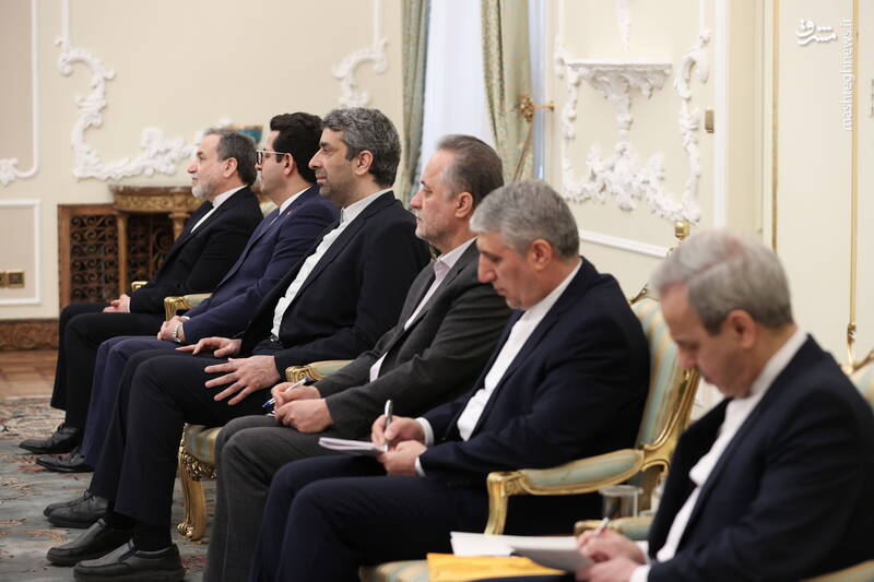 عکس/ دیدار وزیر خارجه ترکمنستان با رئیس جمهور