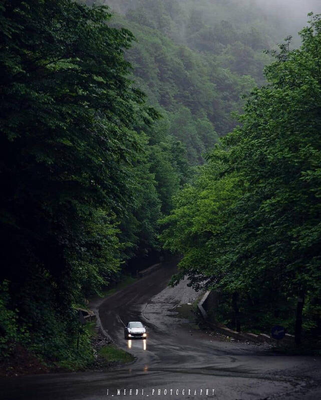 جاده رویایی سیاهکل دیلمان