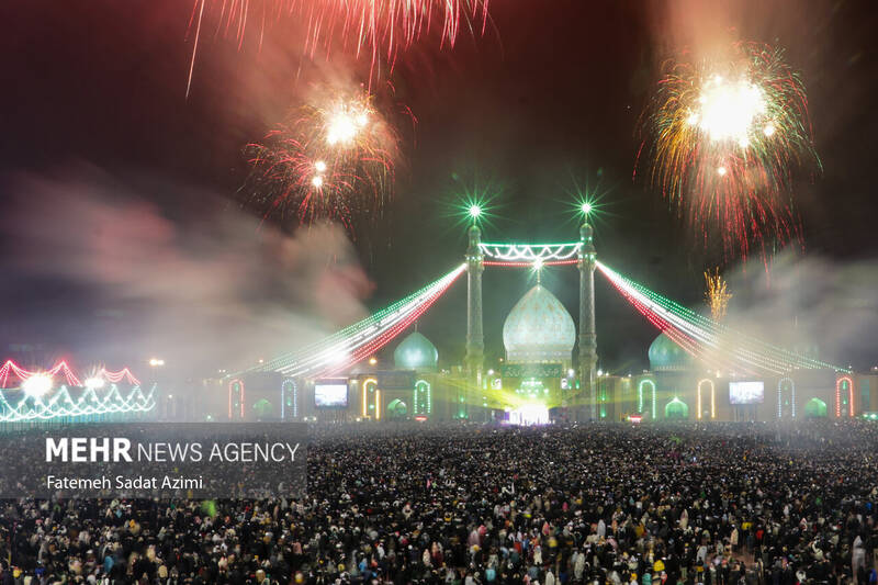 مسجد جمکران در شب ولادت حضرت قائم (عج)