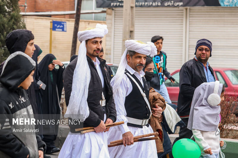 شادپیمایی نیمه شعبان در سمنان