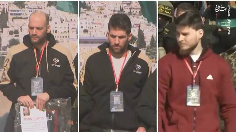 ششمین مرحله تبادل اسرا/ بنر نیروهای مقاومت در محل تبادل: جایی نخواهیم رفت جز به قدس/ ۳۶۰ اسیر فلسطینی آزاد میشوند/ هدیه رزمندگان فلسطینی به یکی از اسرای صهیونیست/ بخش اول اسرای فلسطینی وارد رام الله شدند