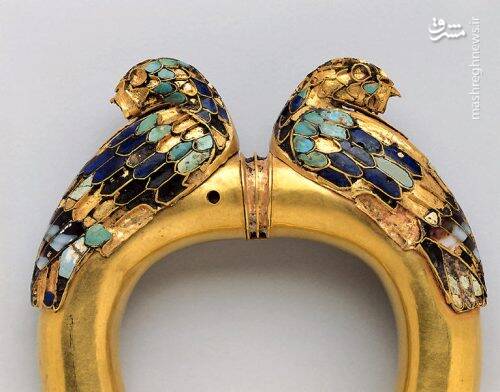 تصاویری از دستبند هخامنشی با اردکهای نشسته