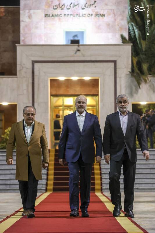 عکس/ عزیمت رئیس مجلس به جمهوری آذربایجان