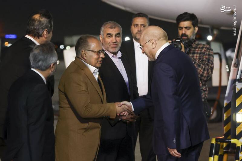 عکس/ عزیمت رئیس مجلس به جمهوری آذربایجان