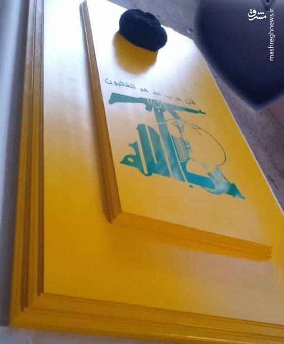 تابوت و خودروی حمل پیکر شهید سید حسن نصرالله