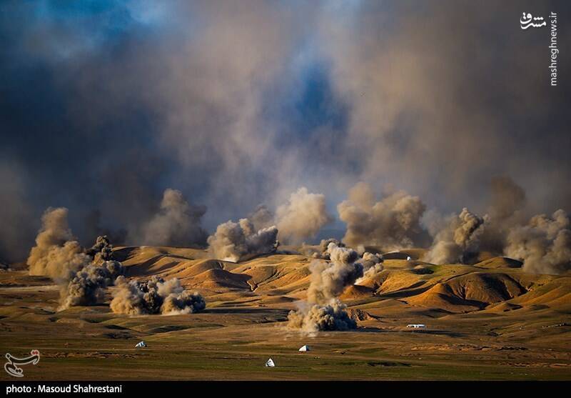 غُرش موشکهاو پهپادها در رزمایش پیامبر اعظم(ص)/ خط ونشان سپاه برای دشمن