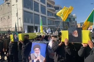 ادای احترام مردم عراق به سید حسن نصرالله