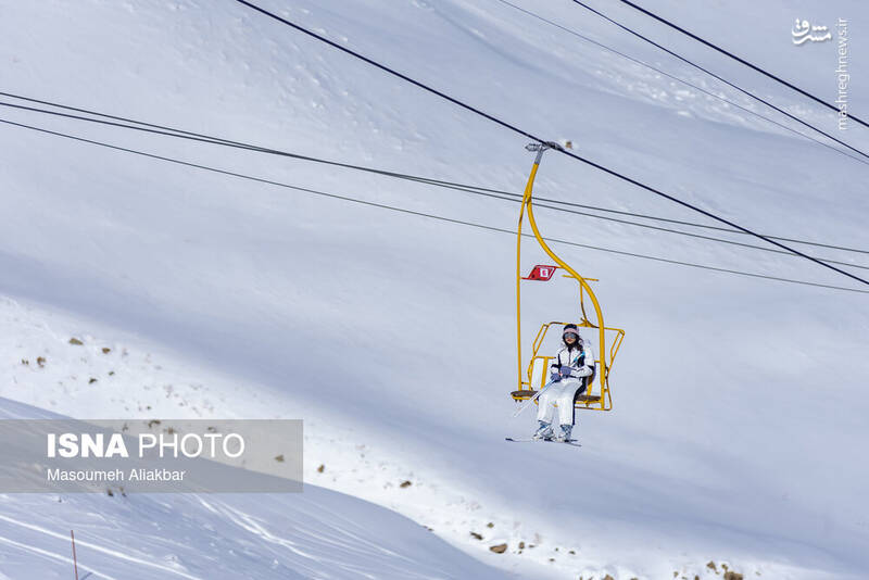 عکس/ پیست اسکی دیزین