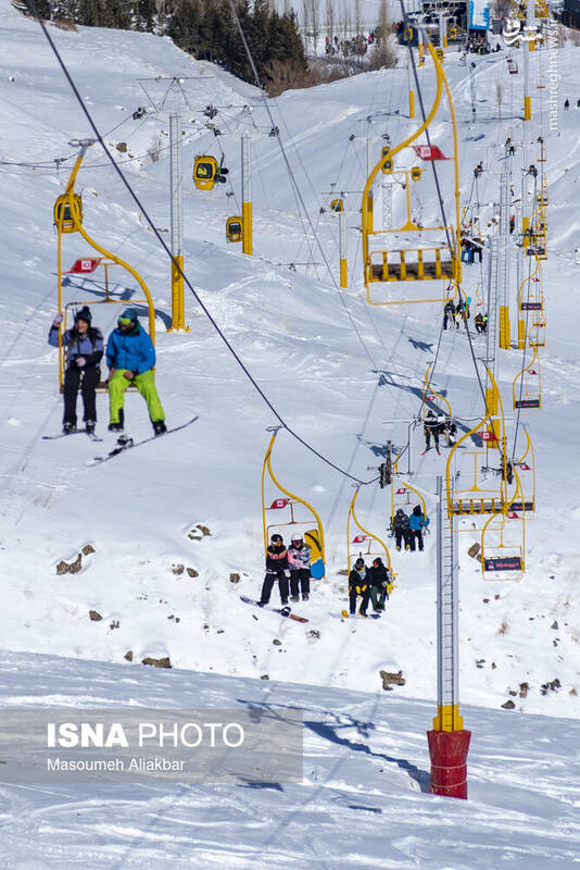 عکس/ پیست اسکی دیزین